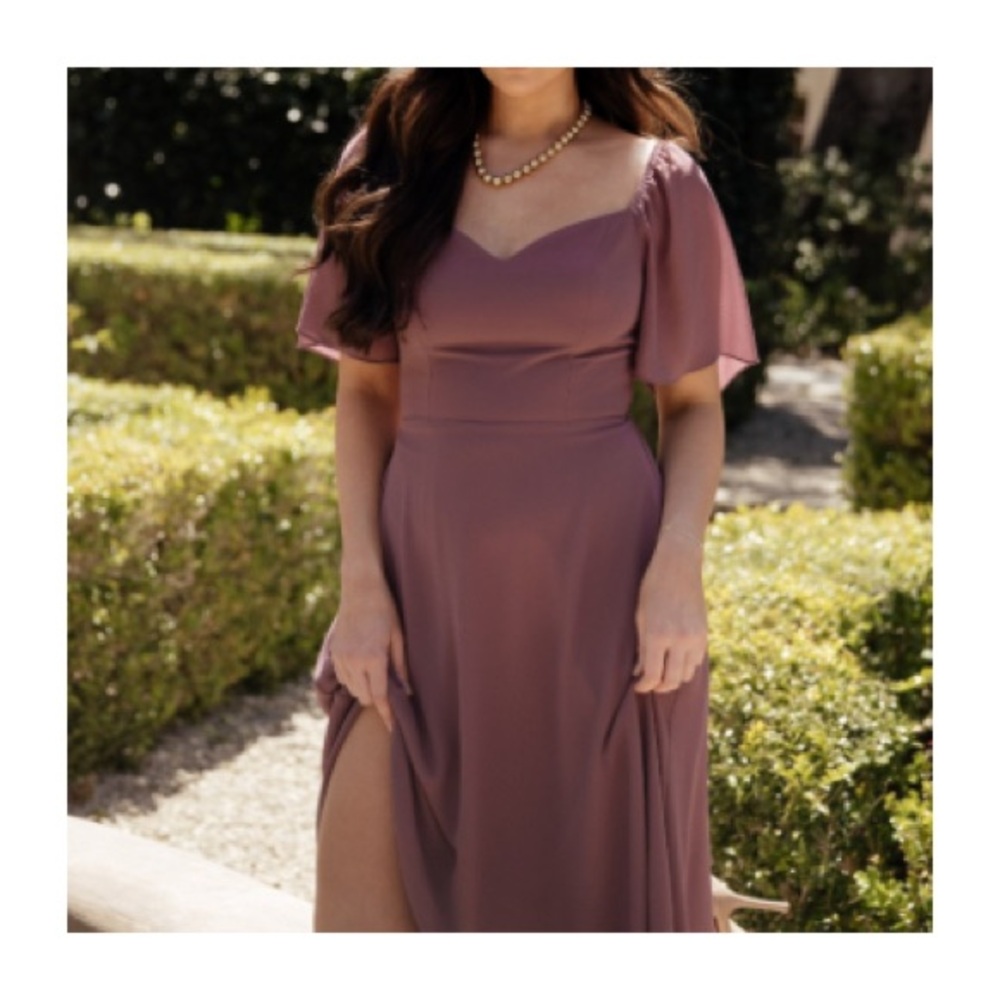 NWT Baltic Born Colette Sweetheart Midi Dress - Vintage Plum